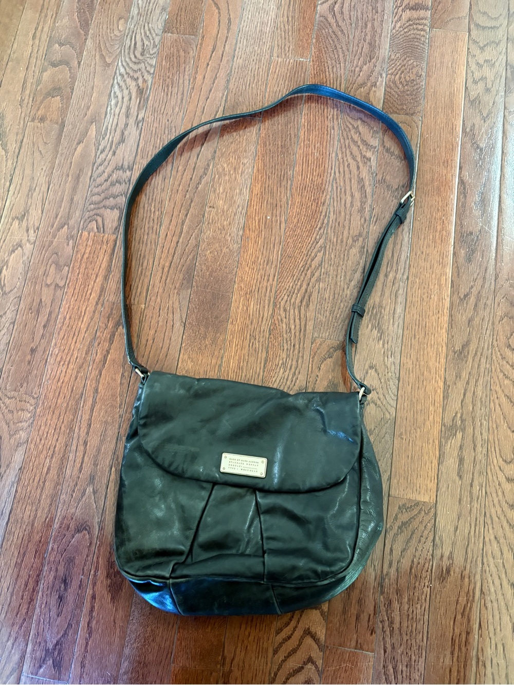 Marc Jacobs Black Leather Crossbody Bag
